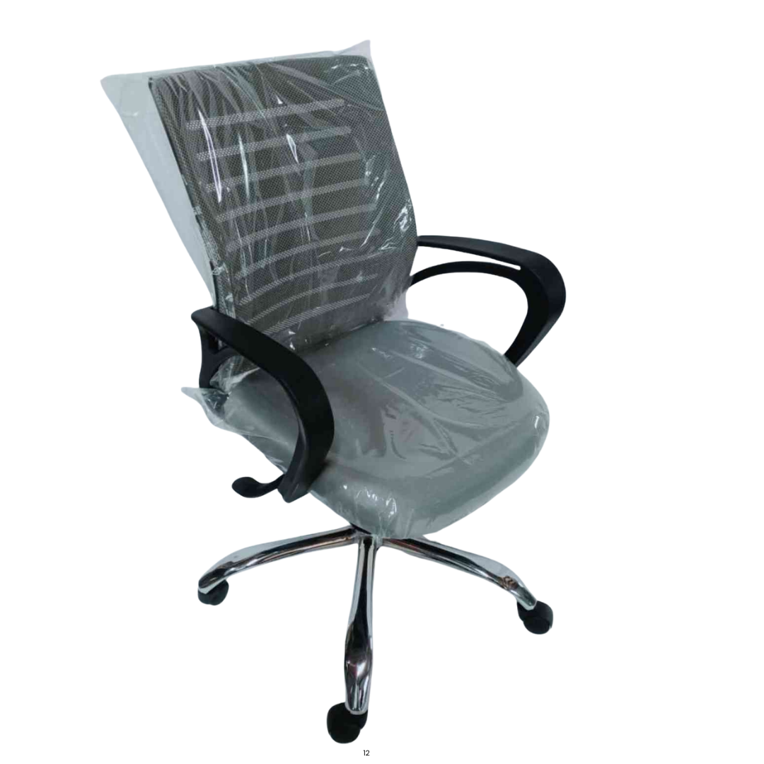 Premium Grey Mesh Office Chair