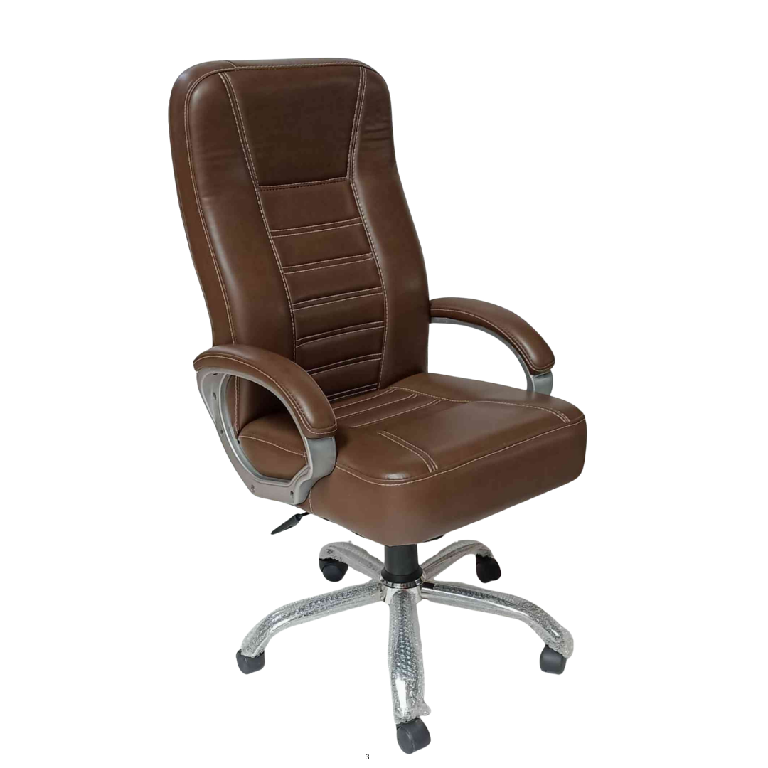 Premium Brown High-Back Executive Office Chair