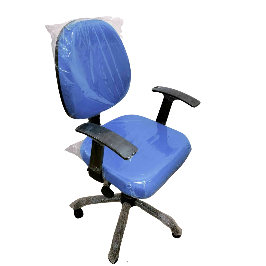 Premium Blue Cushioned Office Chair