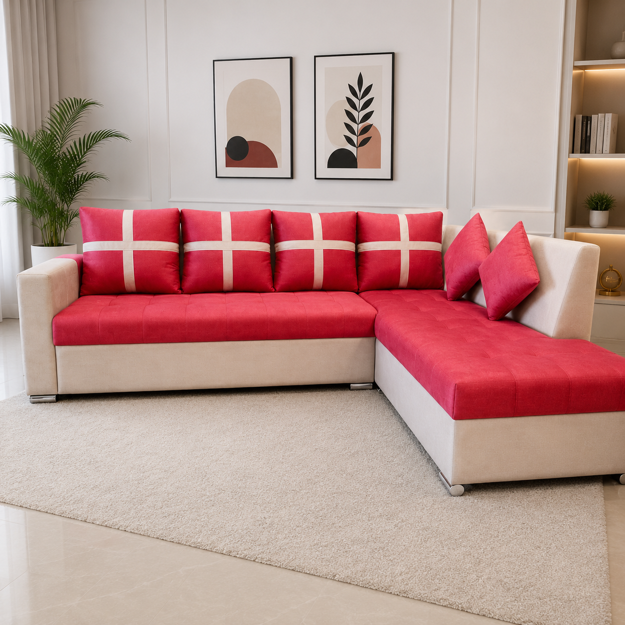 Nova Flex L-Shaped Sofa Cum Bed