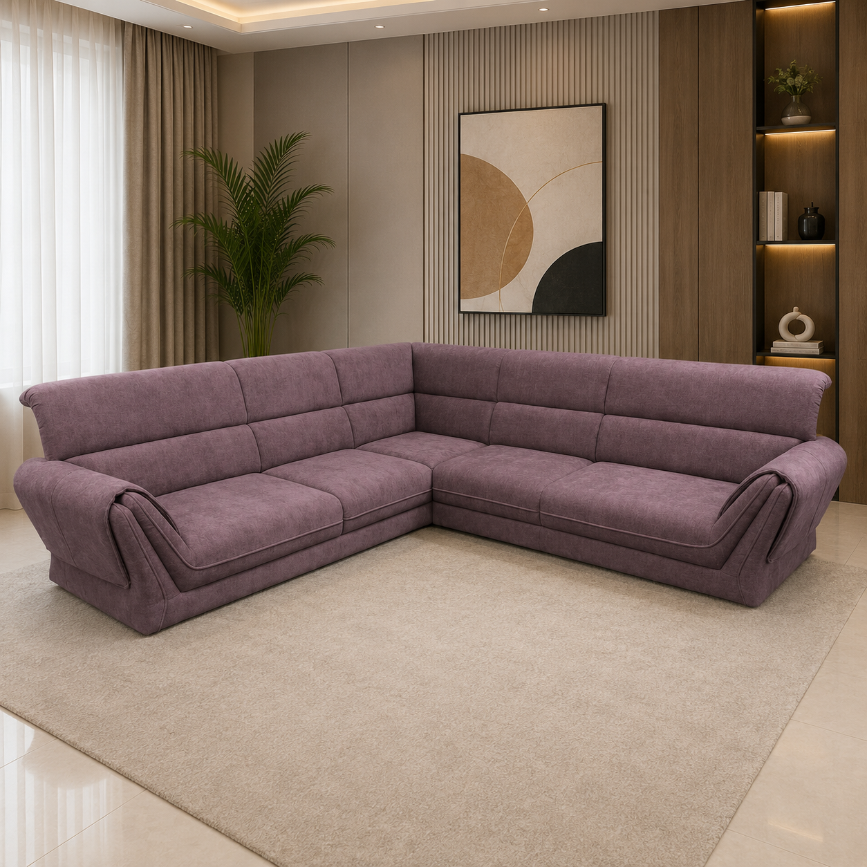 Veloura Comfort L-Shaped Corner Sofa
